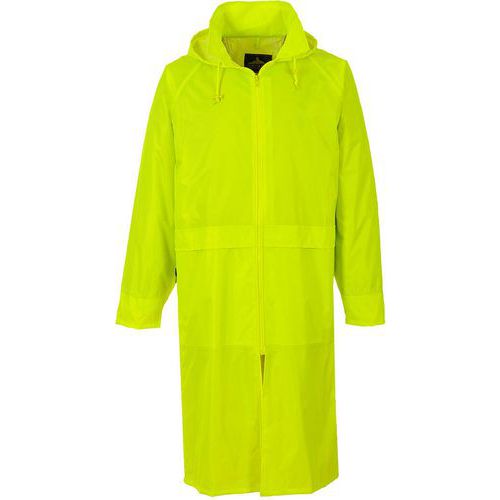 Manteau Long De Pluie Imperméable S438 Jaune Xl