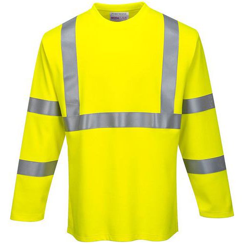 T-shirt Haute Visibilité Résistant Flamme Fr96 Jaune M