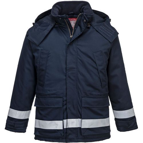Parka Hiver Fr59 Anti-statique Xxl Bleu Foncé - Homme