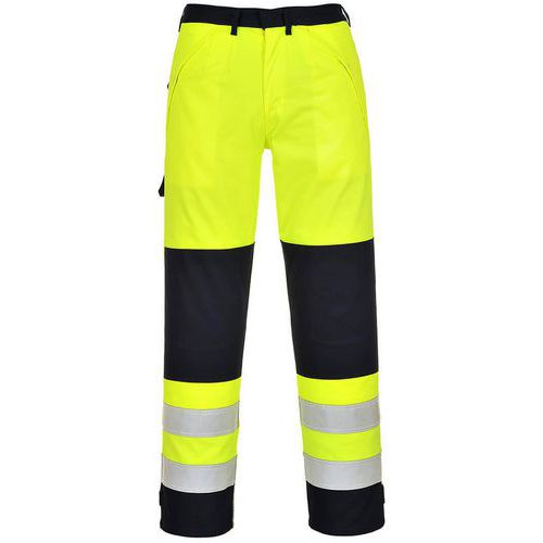 Pantalon Haute-visibilité Multirisques Fr62 M Bleu/jaune