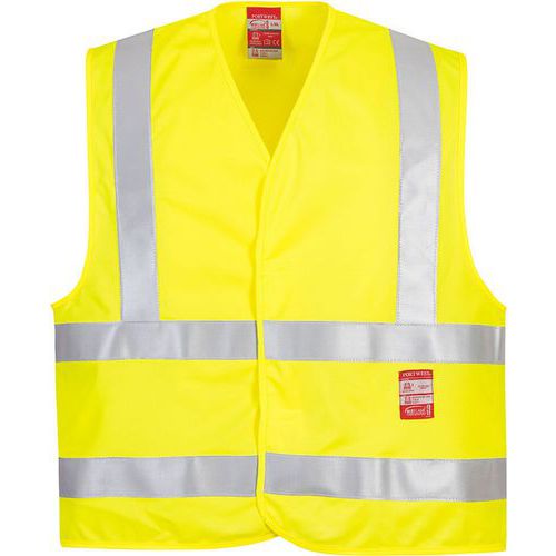 Gilet Haute-visibilité Résistant Flamme Fr75 Xxxl Jaune