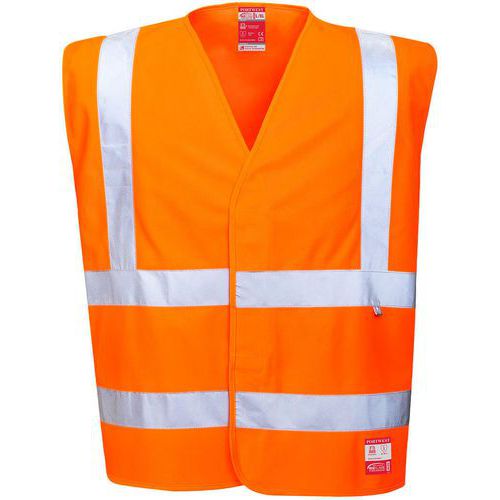 Gilet Haute-visibilité Flamme Résistant Fr71 Xxxl Orange