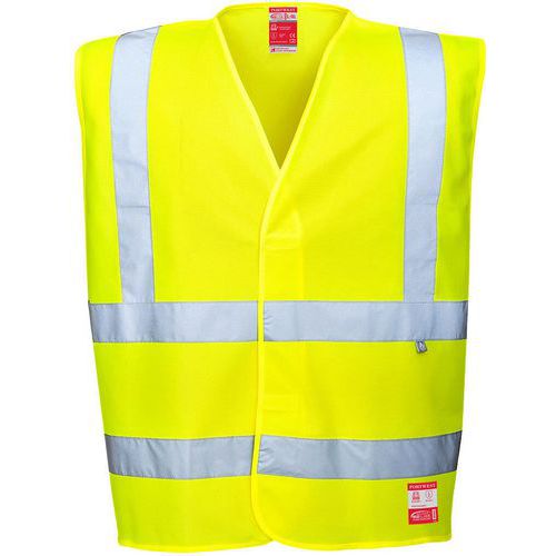 Gilet Haute-visibilité Flamme Résistant Fr71 5xl Jaune