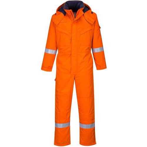 Combinaison Hiver Résistant Flamme Fr53 Orange L