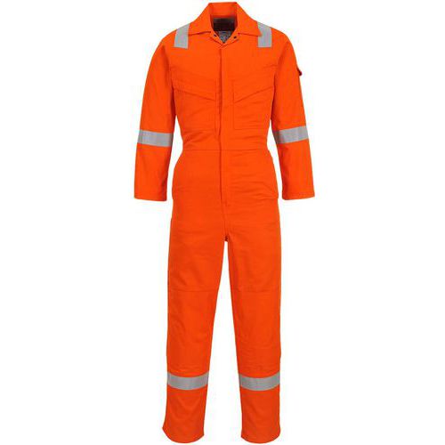 Combinaison Résistant Flamme Antistatique Fr28 Orange S