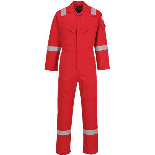 Combinaison Flamme Résistant Antistatique Fr50 Rouge Xxl
