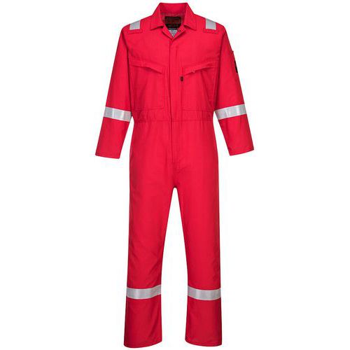 Combinaison Retardant Flamme Araflame Silver Af73 Rouge 48 - Unisexe