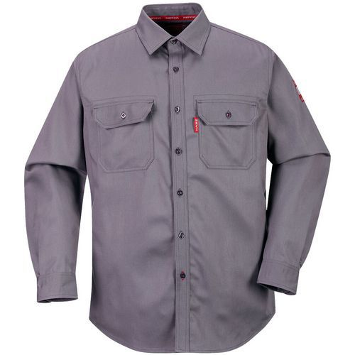 Chemise Bizflame 88/12 Fr89 Gris L