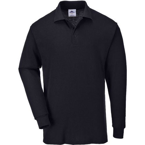 Polo Manches Longues B212 - Noir - Xxxl