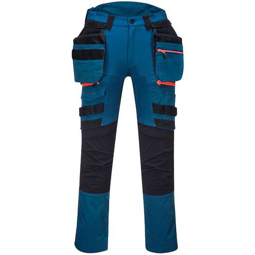 Pantalon De Travail Poches Flottantes Démontables Bleu Foncé 50