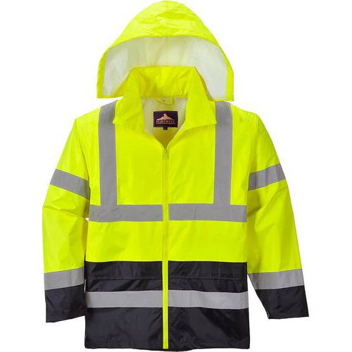 Veste De Pluie Haute-visibilité Bicolore H443 Noir/jaune S