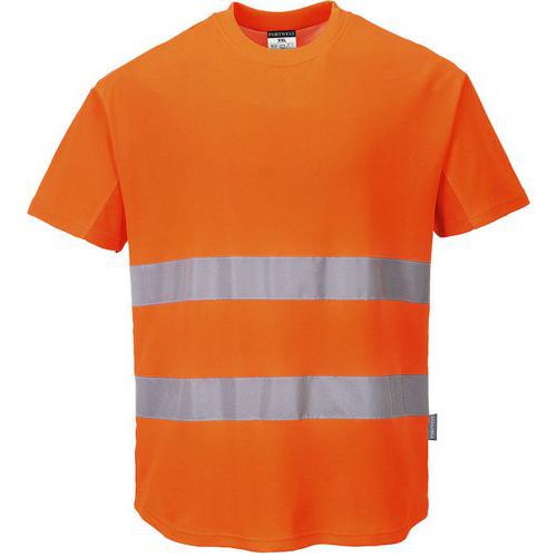T-shirt Haute-visibiltié Aéré C394 Orange M