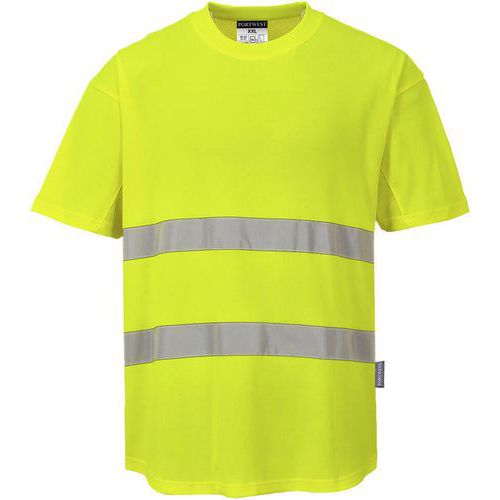 T-shirt Haute-visibiltié Aéré C394 Jaune Xxl