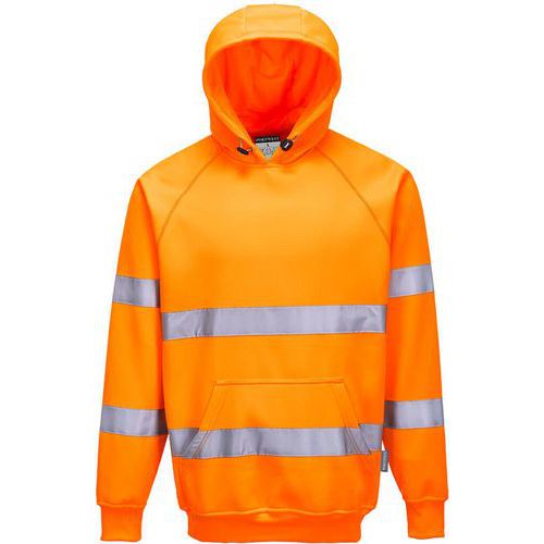 Sweatshirt Haute Visibilité à Capuche B304 Orange Xxl