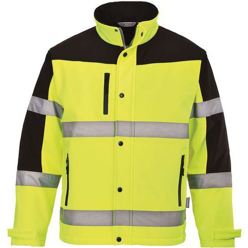 Veste Softshell Haute-visibilité - 3 Couches S429 Jaune L - Unisexe