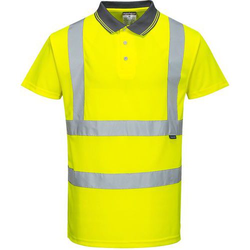 Polo Haute Visibilité à Manches Courtes S477 Jaune Xxl
