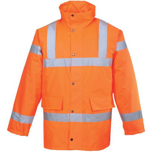 Parka Hiver Haute-visibilité Ris Traffic S460 Orange Xs