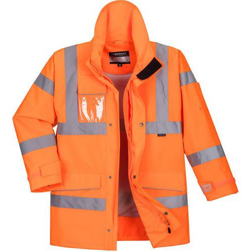 Parka Haute-visibilité Imperméable Extrême S590 Orange Xxl