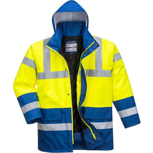 Parka Haute-visibilité Imperméable Traffic S466 Jaune/n S