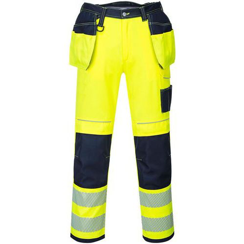Pantalon Haute-visibilité Pw3 T501 Bleu/jaune 58