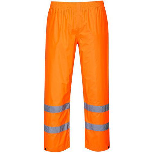 Portwest - Pantalon de pluie haute-visibilité H441 Orange XL - Polyester Oeko-Tex UPF 50+