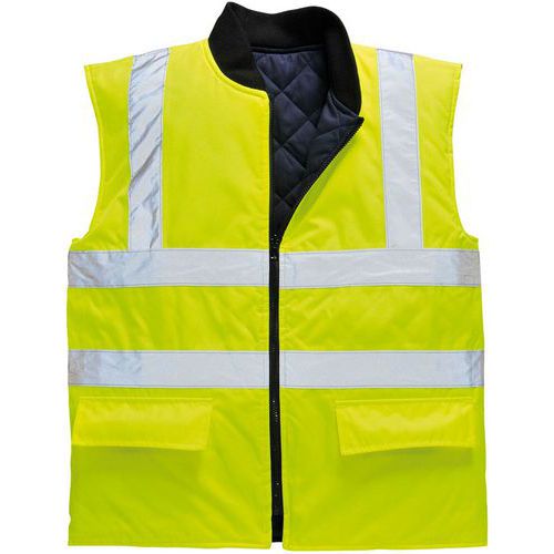 Gilet Haute-visibilité Réversible S469 Jaune Xl