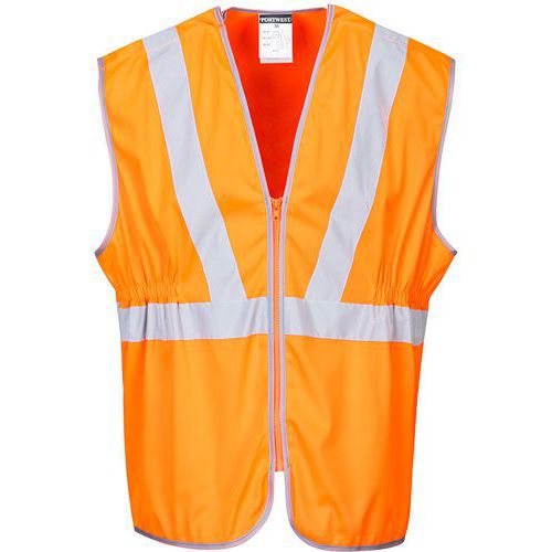 Gilet Haute-visibilité Long Ris Rt20 Orange L