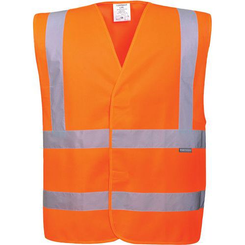 Gilet Haute-visibilité Double Ceinture C470 Orange S