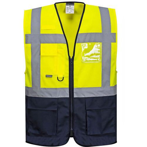 Gilet Haute-visibilité Executive Warsaw C476 Bleu/jaune Xl