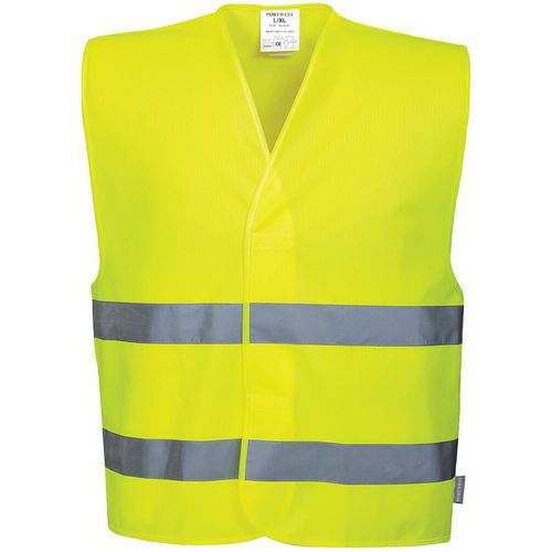 Gilet Haute-visibilité Double Bande C474 Jaune Xxxl