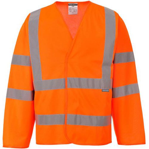 Gilet Haute-visibilité Manches Longues C473 Orange Xxxl