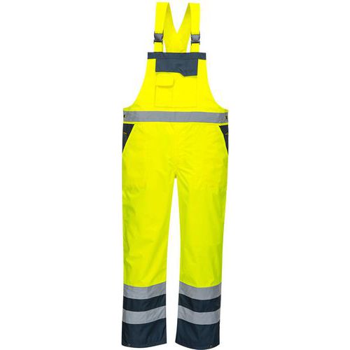 Cotte Haute-visibilité Contrast S488 Bleu/jaune Xxl