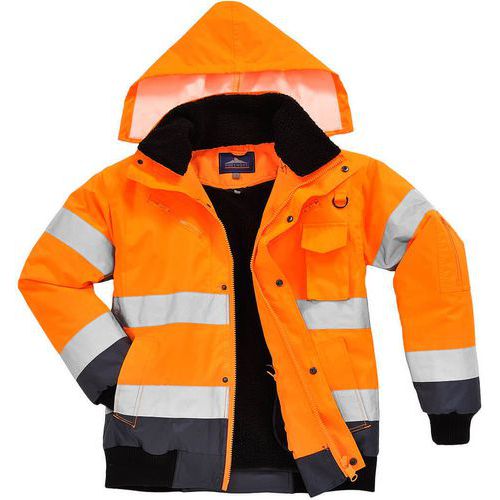 Blouson Haute-visibilité Bicolore C465 Bleu/orange Xxl