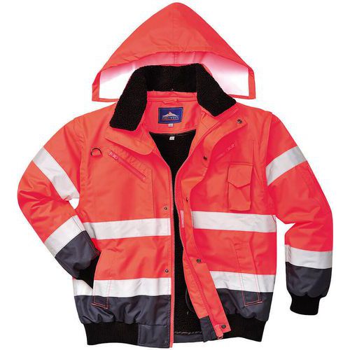 Blouson Haute-visibilité Bicolore C465 Rouge/jaune M
