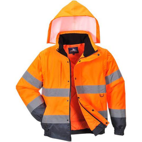 Blouson 2-en-1 Haute-visibilité C468 Orange Xl
