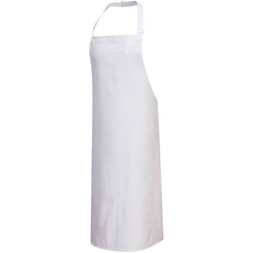 Tablier à Bavette Coton Unique Blanc