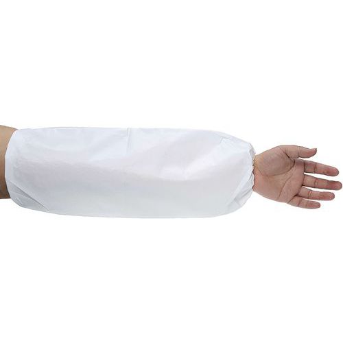 Manchettes BiztexÂ® Microporeux Type 6pb Taille Unique Blanc