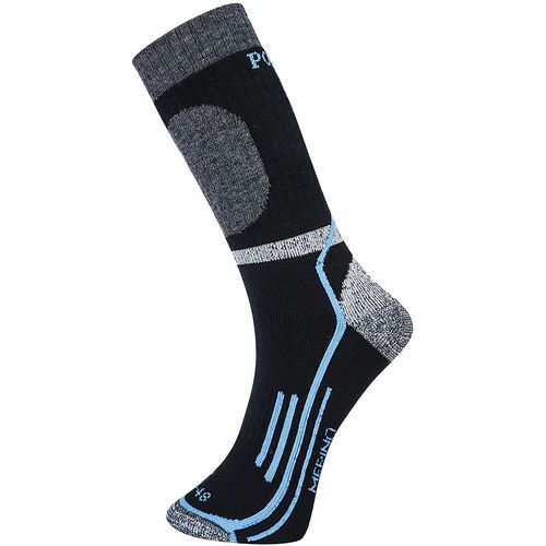 Chaussettes Hiver Merino Sk34 Noir 39-43