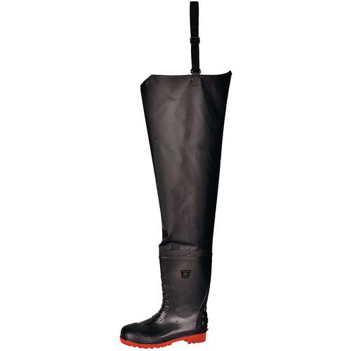 Cuissardes De Sécurité Mi-cuisse Waders S5 Fw71 Noir 39