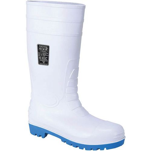 Bottes De Sécurité Pvc Nitrile Wellington S5 Fw95 Blanc 44