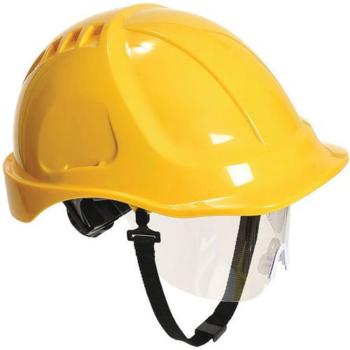 Casque À Visiere Endurance Plus Visor Pw54 Jaune