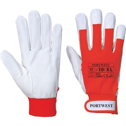 Gant De Manutention En Cuir Tergsus A250 Blanc 10