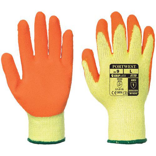 Gant De Manutention Classique Enduit Latex A150 Orange 8