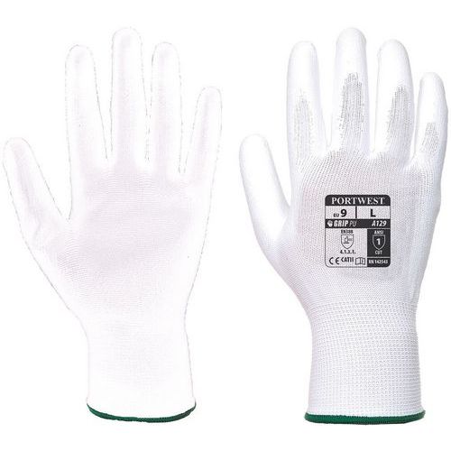 Gant De Manutention Enduction Pu A129 Blanc 6