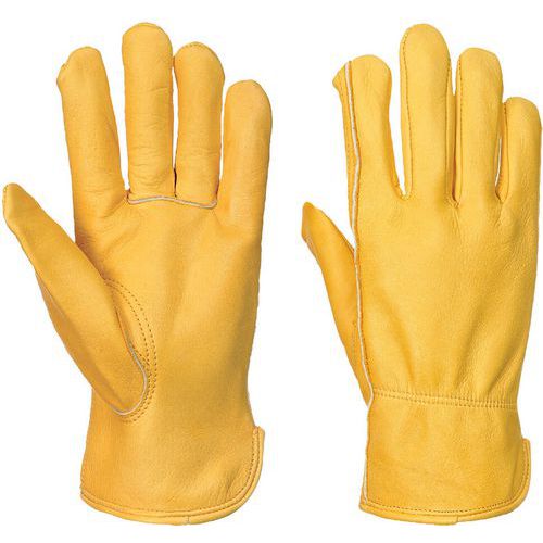 Gant De Manutention En Cuir Driver A271 Jaune 9