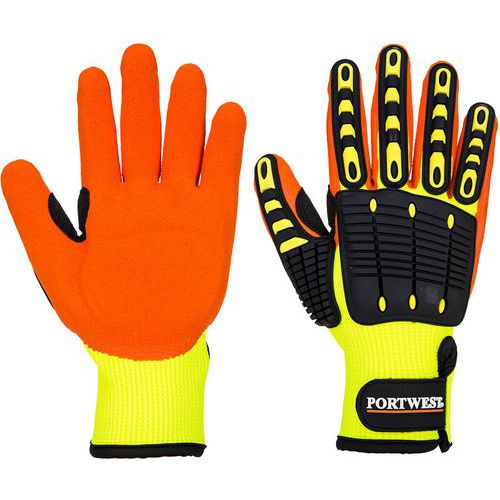 Gants De Manutention Anti-impact Grip A721 Jaune 11