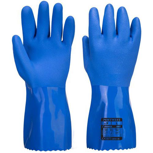 Gants De Manutention De Protection Chimique Pvc Ultra A881 10
