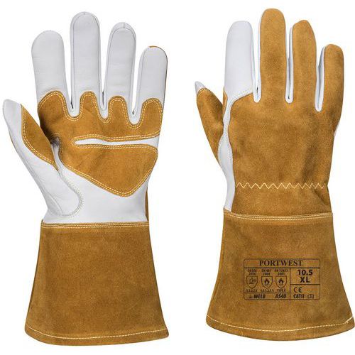 Portwest - Gants de soudage Ultra A540 Brun - Taille 10 - Cuir, Thermique, Oeko-Tex