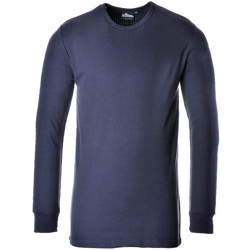 T-shirt Thermique À Manches Longues B123 Bleu Foncé Xxxl - Homme