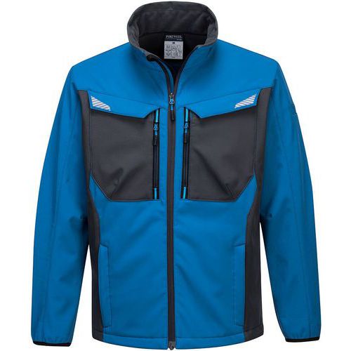 Vest De Travail Softshell Wx3 - 3 Couches T750 Bleu L